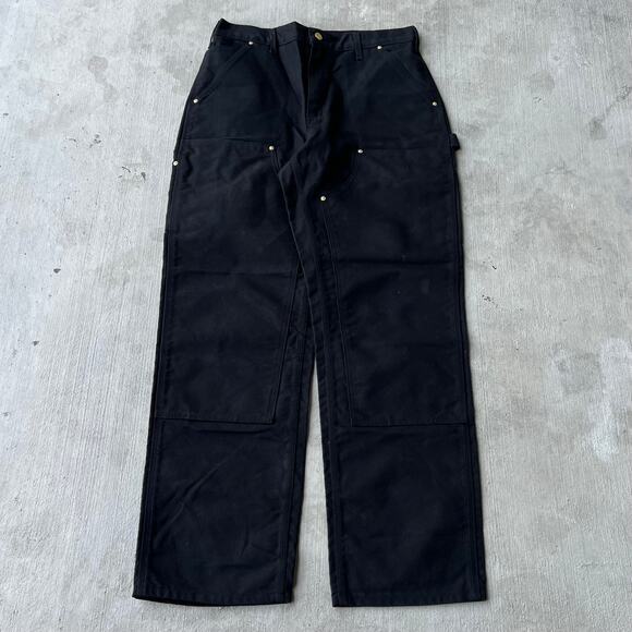 Carhartt Other - Vintage Y2K Carhartt black double knee work wear carpenter pants